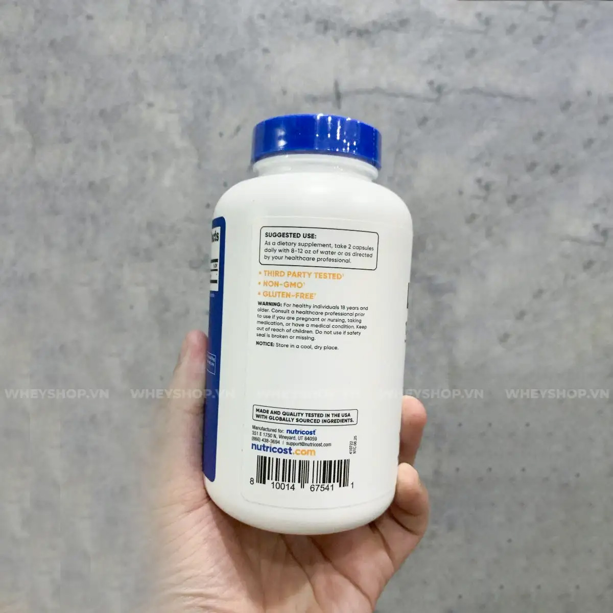 Nutricost L-Citrulline 1500mg (180 viên)