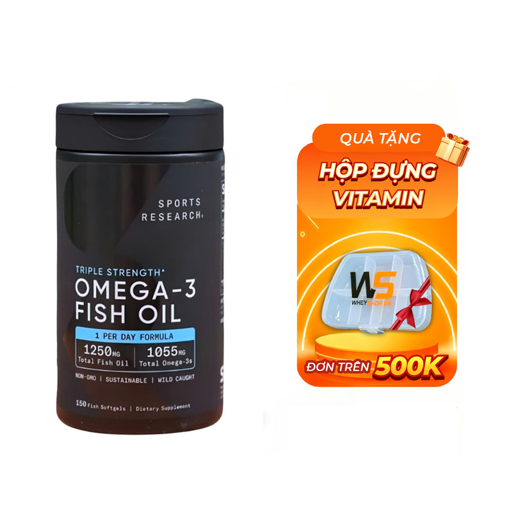 SR Triple Strength Omega-3 Fish Oil (150 viên)