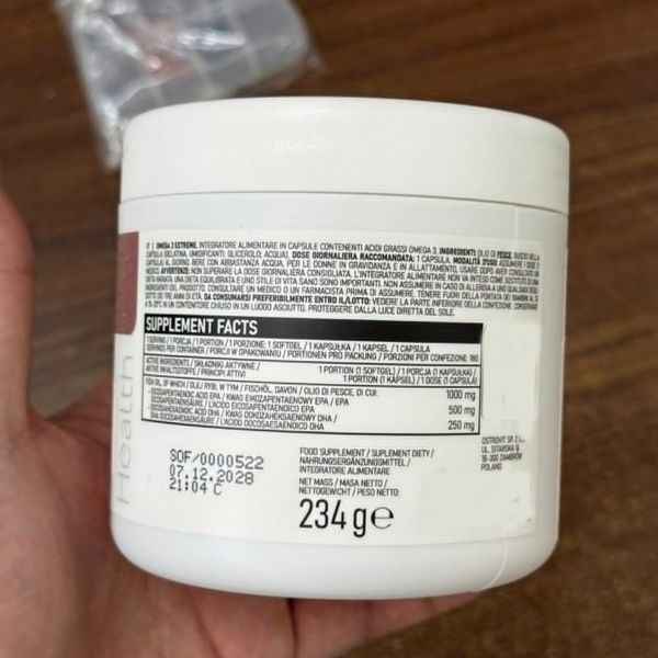 Ostrovit Omega-3 Extreme 1.000mg (500mg EPA/ 250mg DHA)