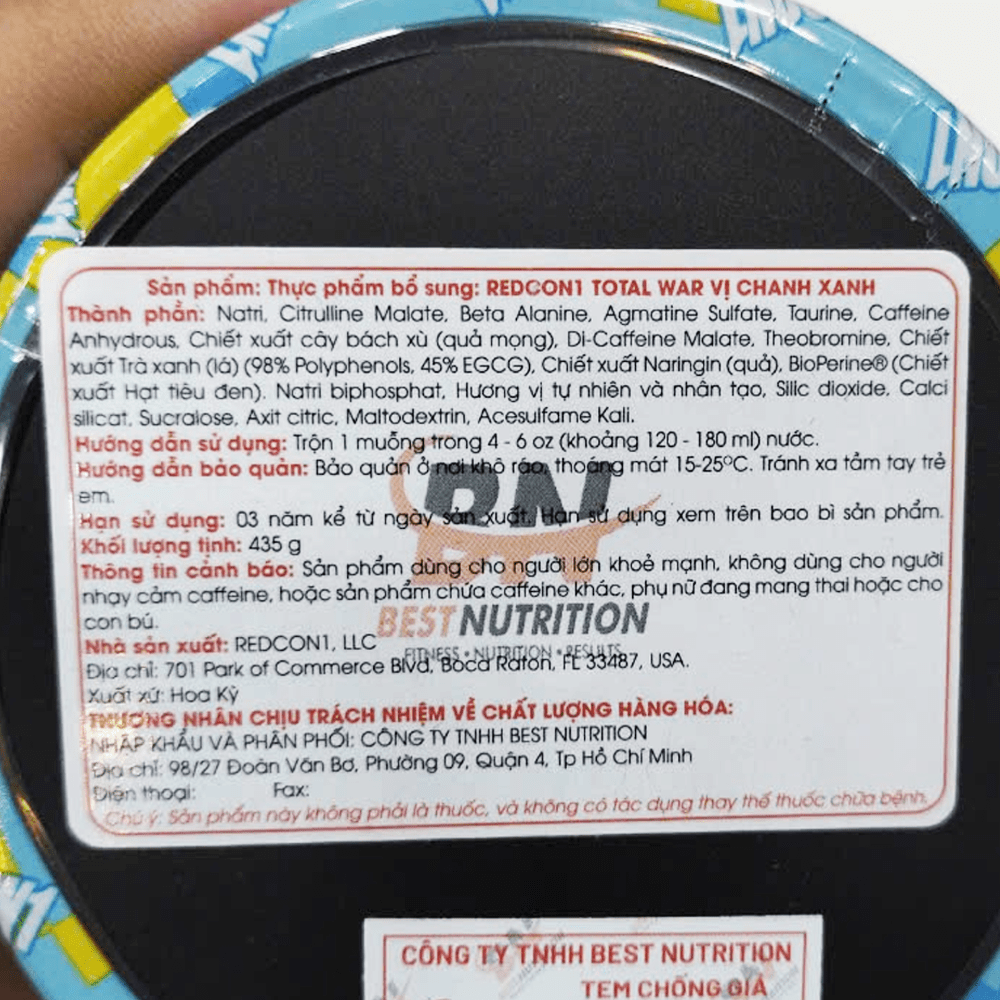 Pre-Workout Total War (30 servings)