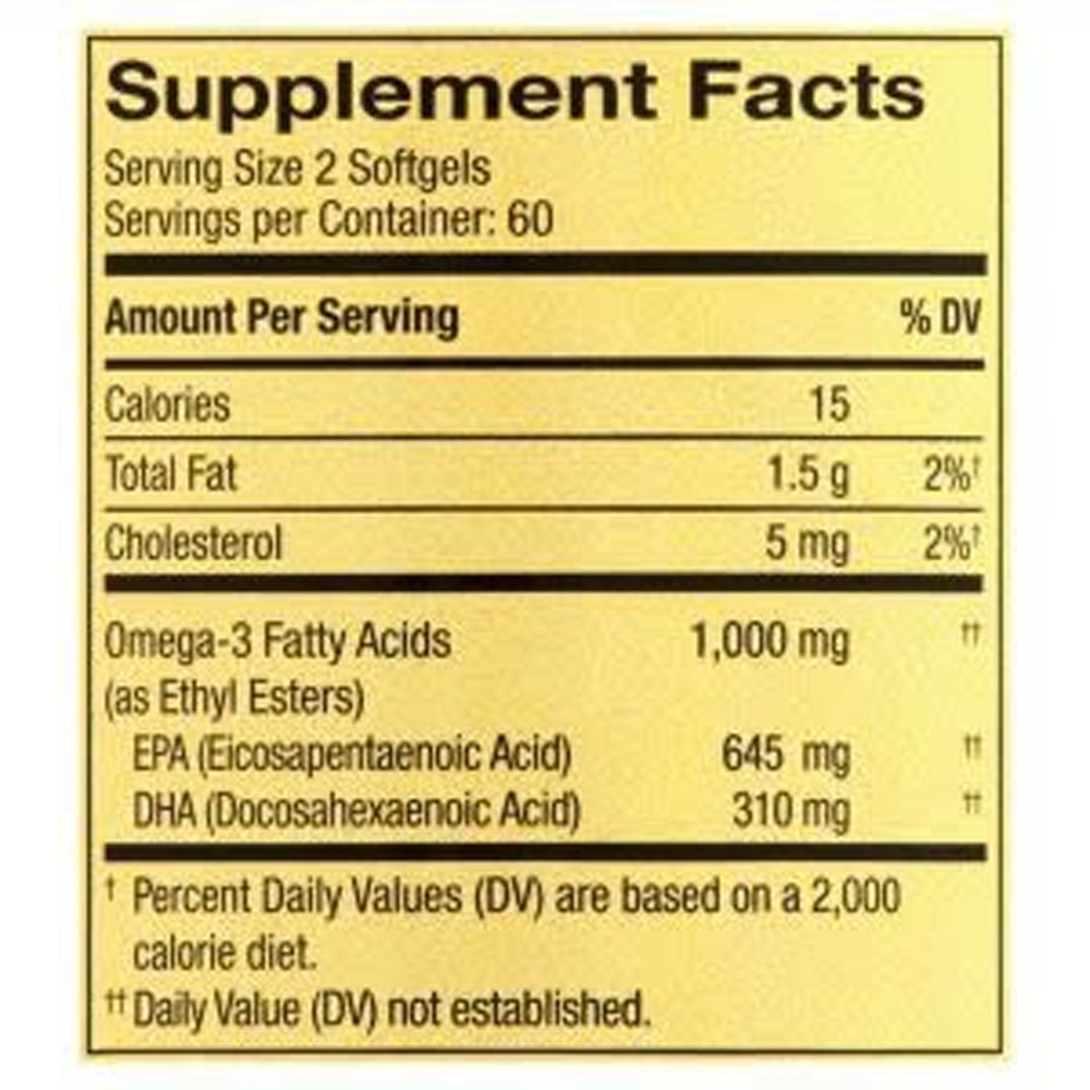 Spring Valley Omega-3 1000mg from Fish Oil (120 viên)