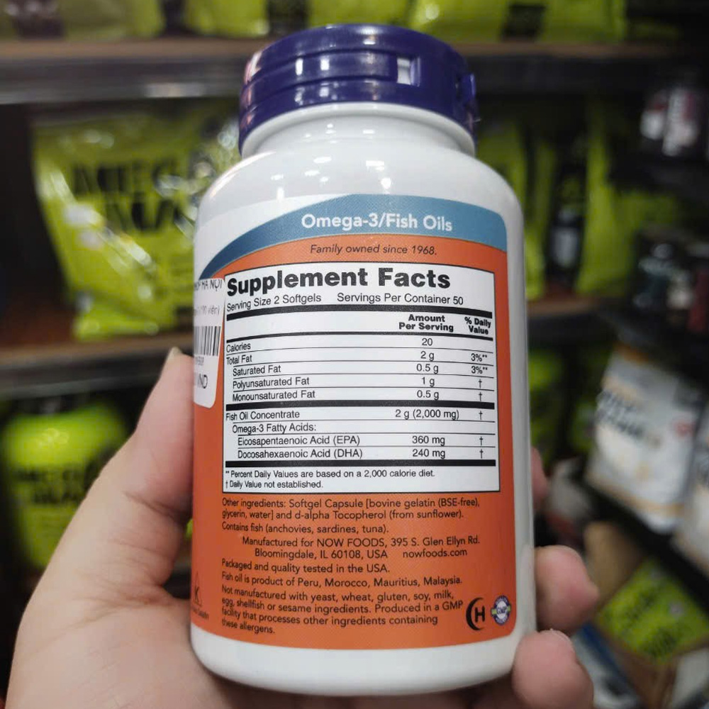 Now Omega-3 (200 viên)