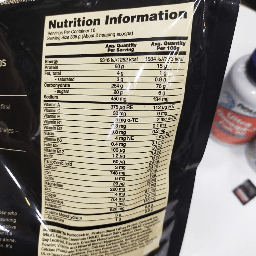 [ THANH LÝ ] Serious Mass 12Lbs (5.4kg)