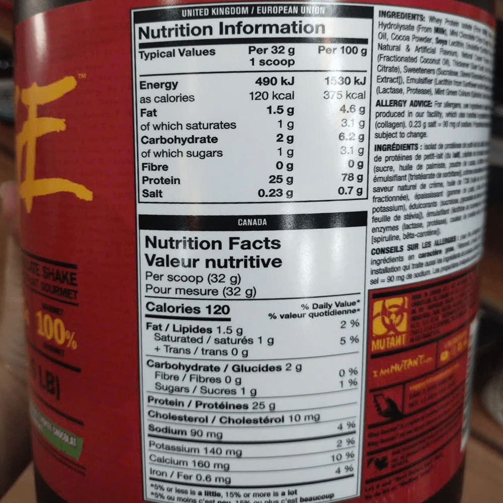 Mutant Iso Surge 1.6Lbs (720g)