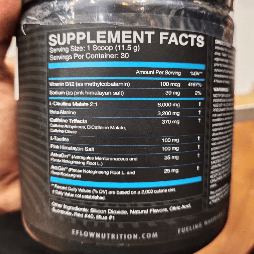 Enrage Black Pre Workout (30 servings)
