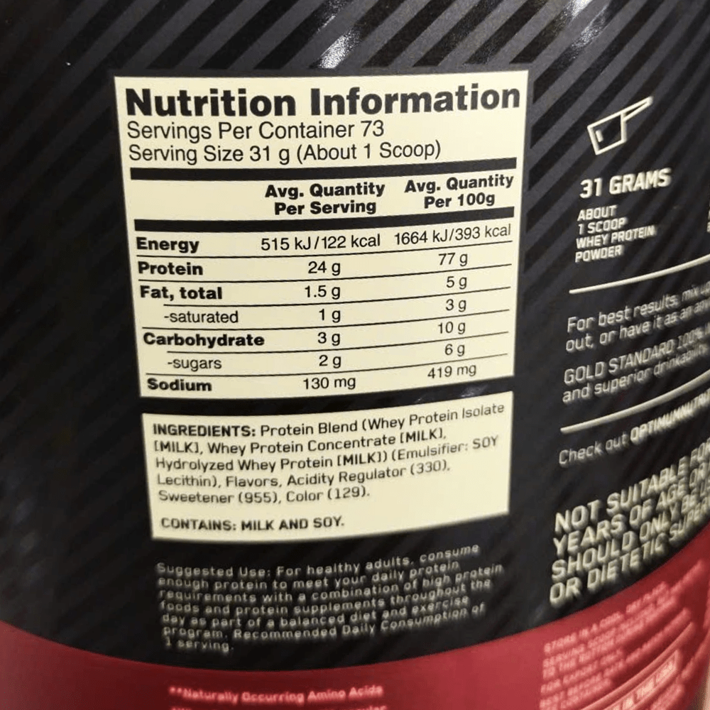 100% Whey Gold Standard 5Lbs (2.3kg)