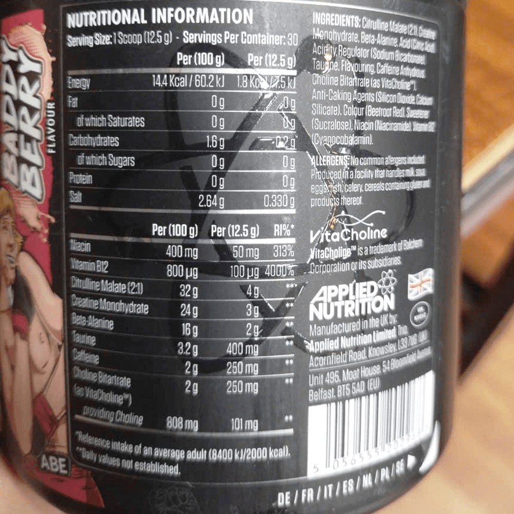 ABE Pre Workout (30 servings)