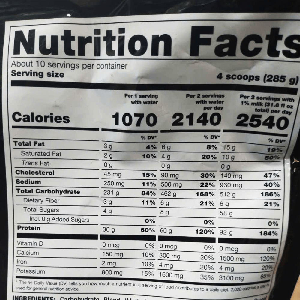 Mutant Mass XXXtreme 6Lbs (2.7kg)