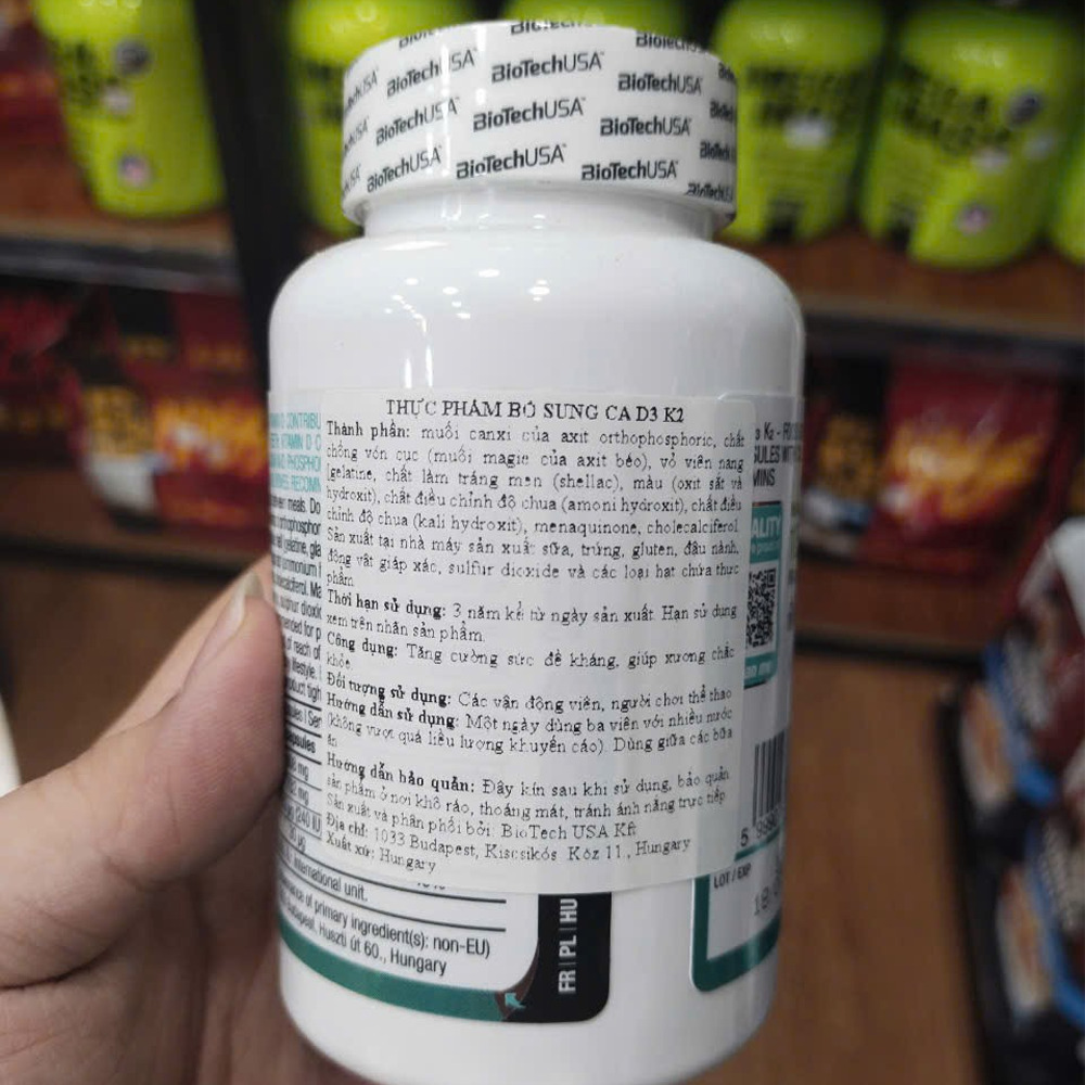 Biotech Ca D3 K2 (90 viên)