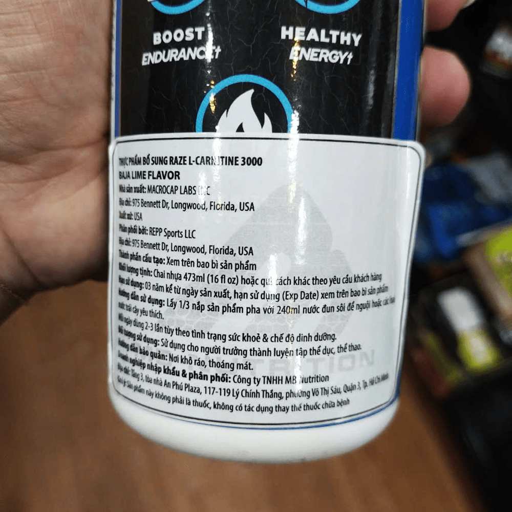 Raze L-Carnitine 3000 (31 lần dùng)