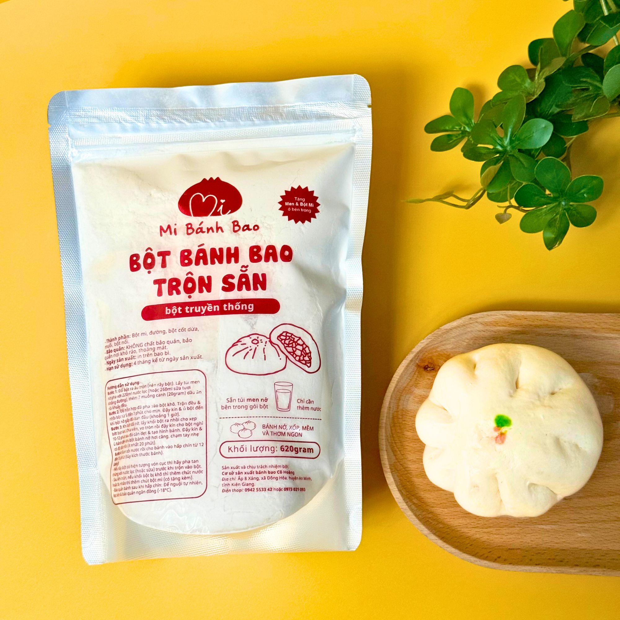 BỘT MÌ TRUYỀN THỐNG pha sẵn 620gram