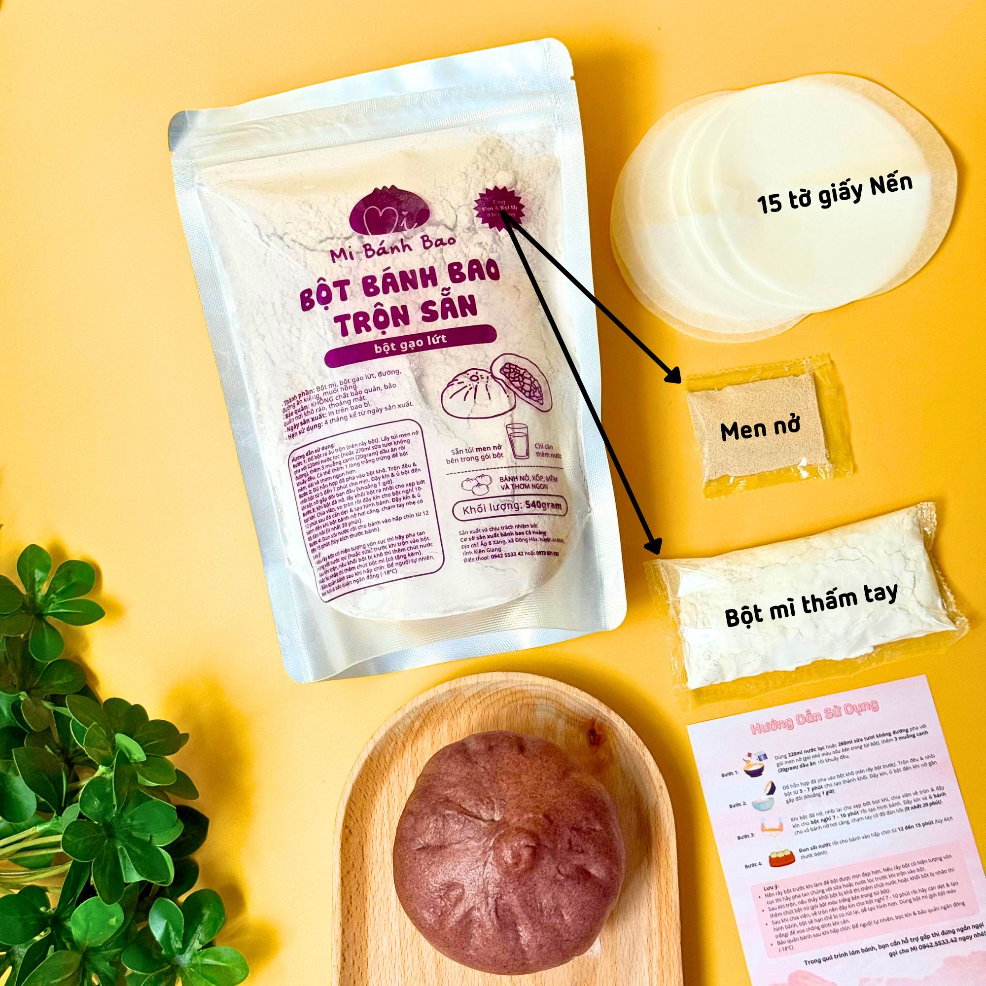 BỘT GẠO LỨT pha sẵn 540gram