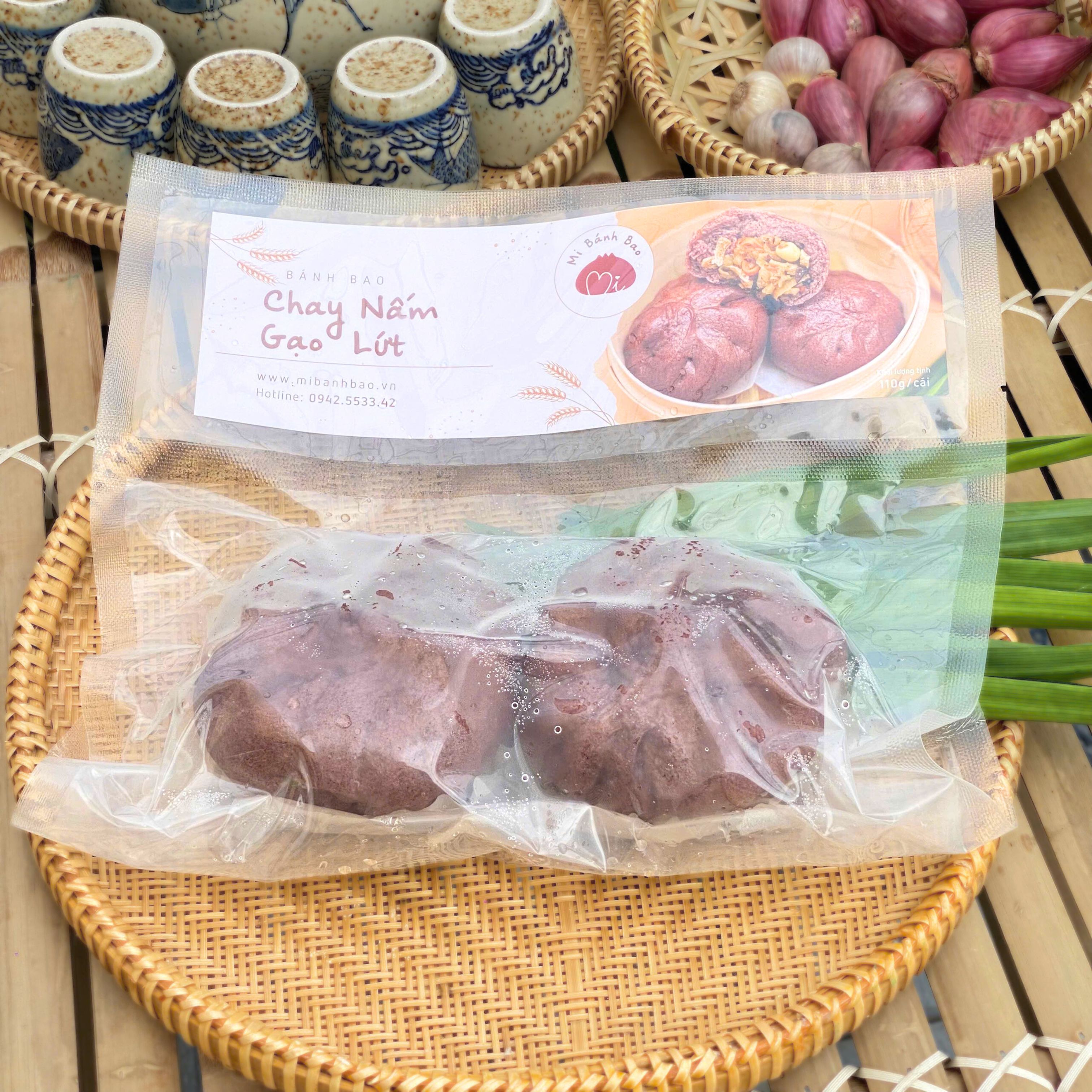 Chay Nấm Gạo Lứt