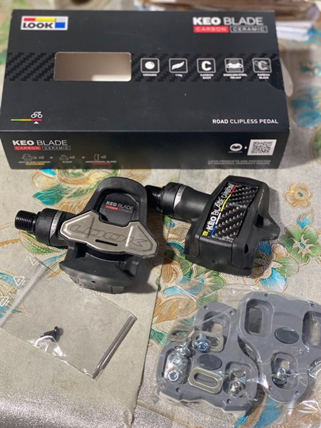 パーツ LOOK KEO BLADE CARBON CERAMIC LOOK KEO BLADE Carbon Ceramic Track Edition Pedals from