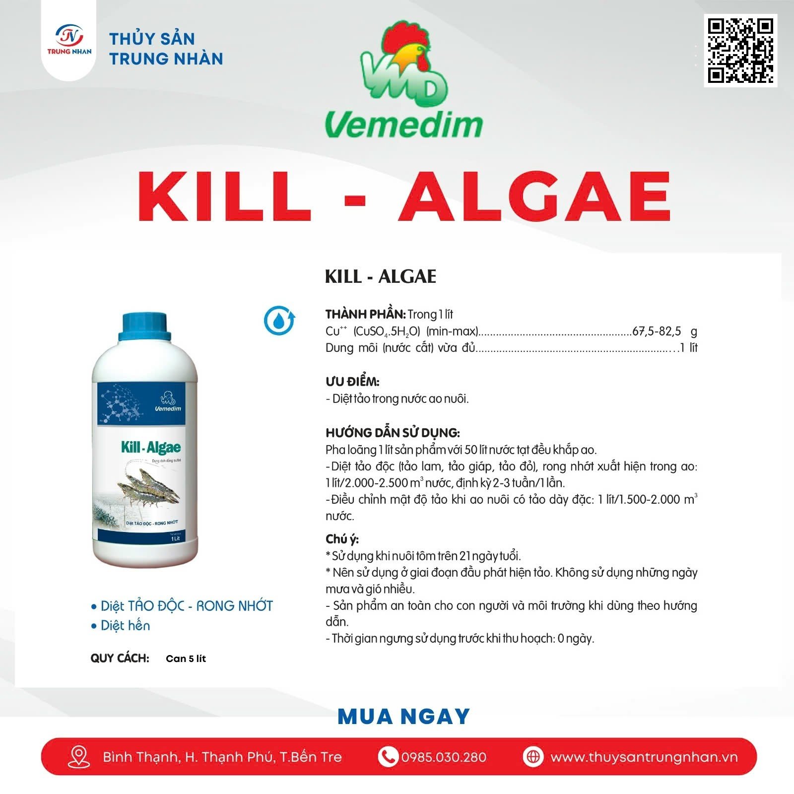 Vime KILL ALGAE (5L)