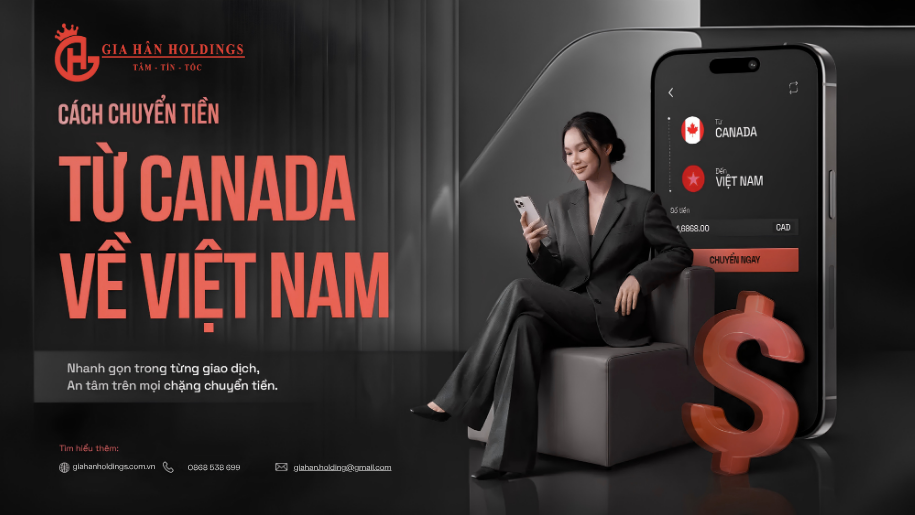 Cách nhận tiền bán hàng từ Canada về Việt Nam nhanh chóng, an toàn