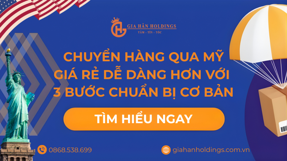Chuyển hàng qua Mỹ giá rẻ dễ dàng hơn với 3 bước chuẩn bị cơ bản