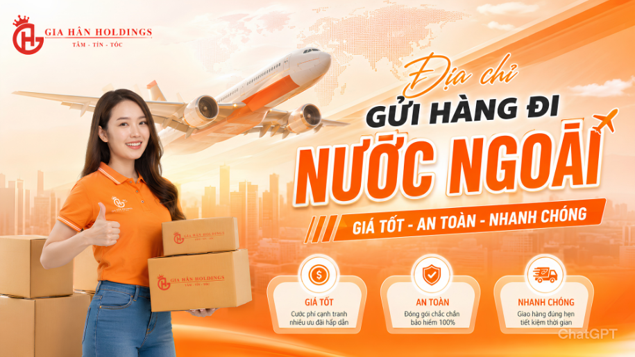 Địa chỉ gửi hàng đi nước ngoài giá tốt, an toàn và nhanh chóng