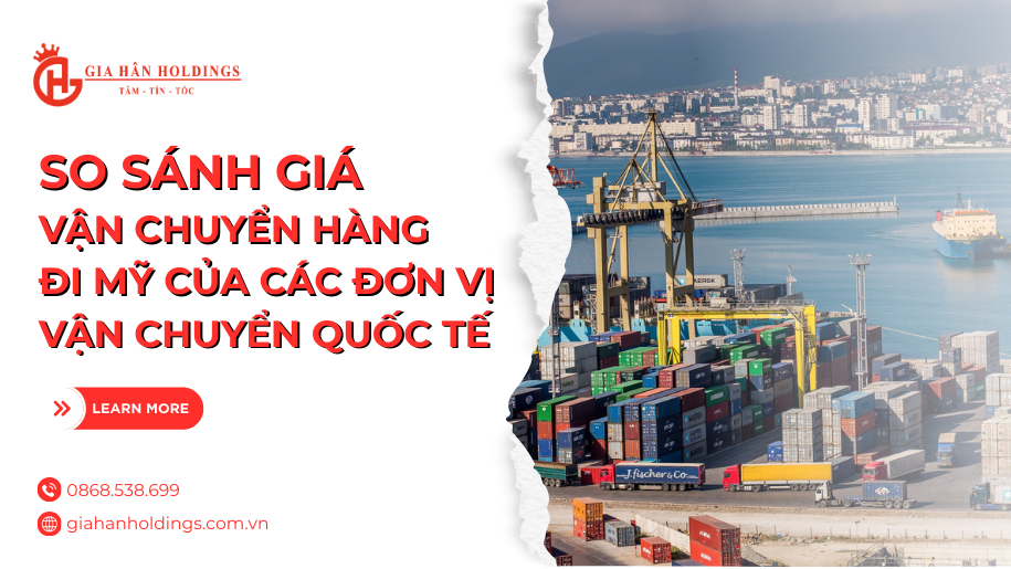 So sánh giá vận chuyển hàng đi Mỹ của các đơn vị vận chuyển quốc tế