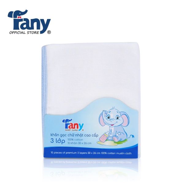 KHĂN GẠC CHỮ NHẬT CAO CẤP 3 LỚP