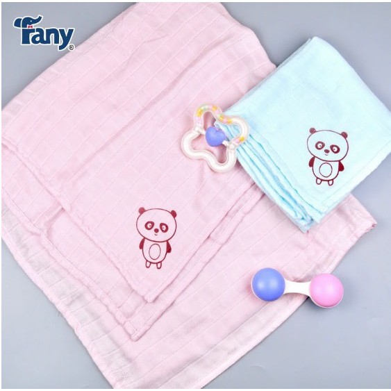 GẠC TẮM BAMBOO - TẮM SỢI TRE 3 LỚP IN GẤU KHÁNG KHUẨN