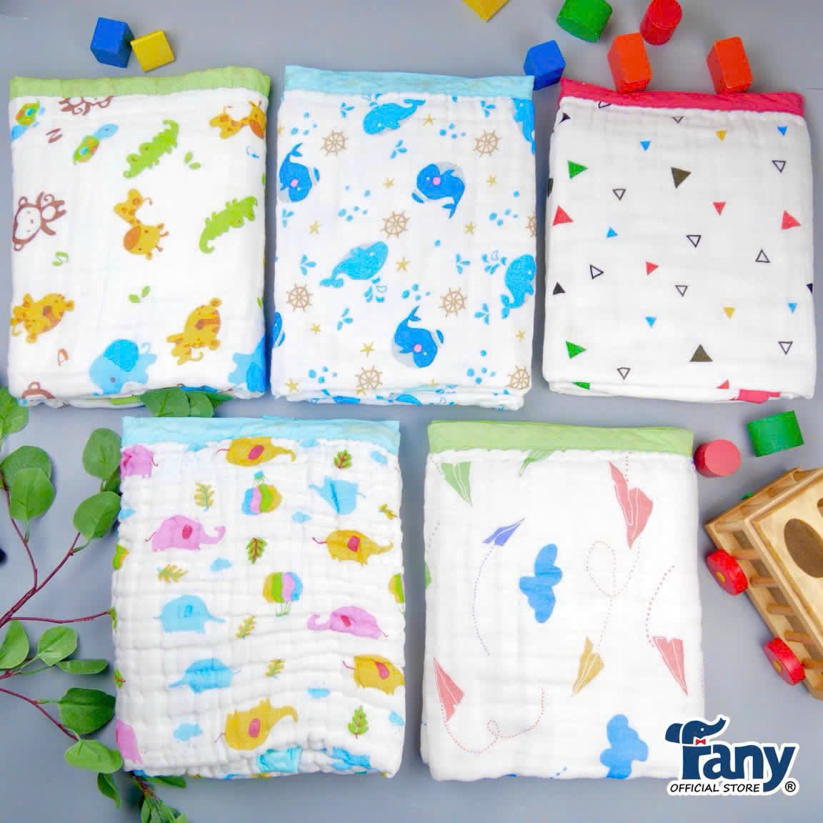 MỀN IN 5 LỚP FANY COTTON