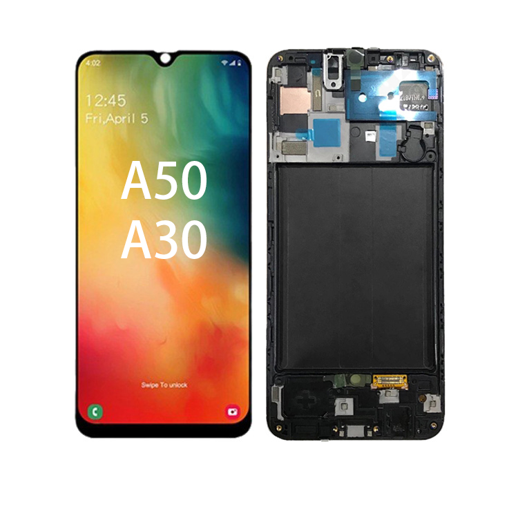 Màn hình cảm ứng Samsung Galaxy A30/A50 (nguyên khung)