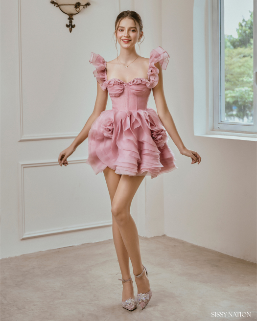 a kiss from a rose mini dress in lavender She's back The 'A Kiss from a Rose' Mini Dress in Lavender is available once again. Tap to shop #fillyboo