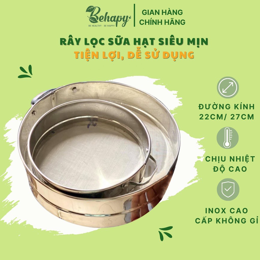 Rây lọc inox 27cm