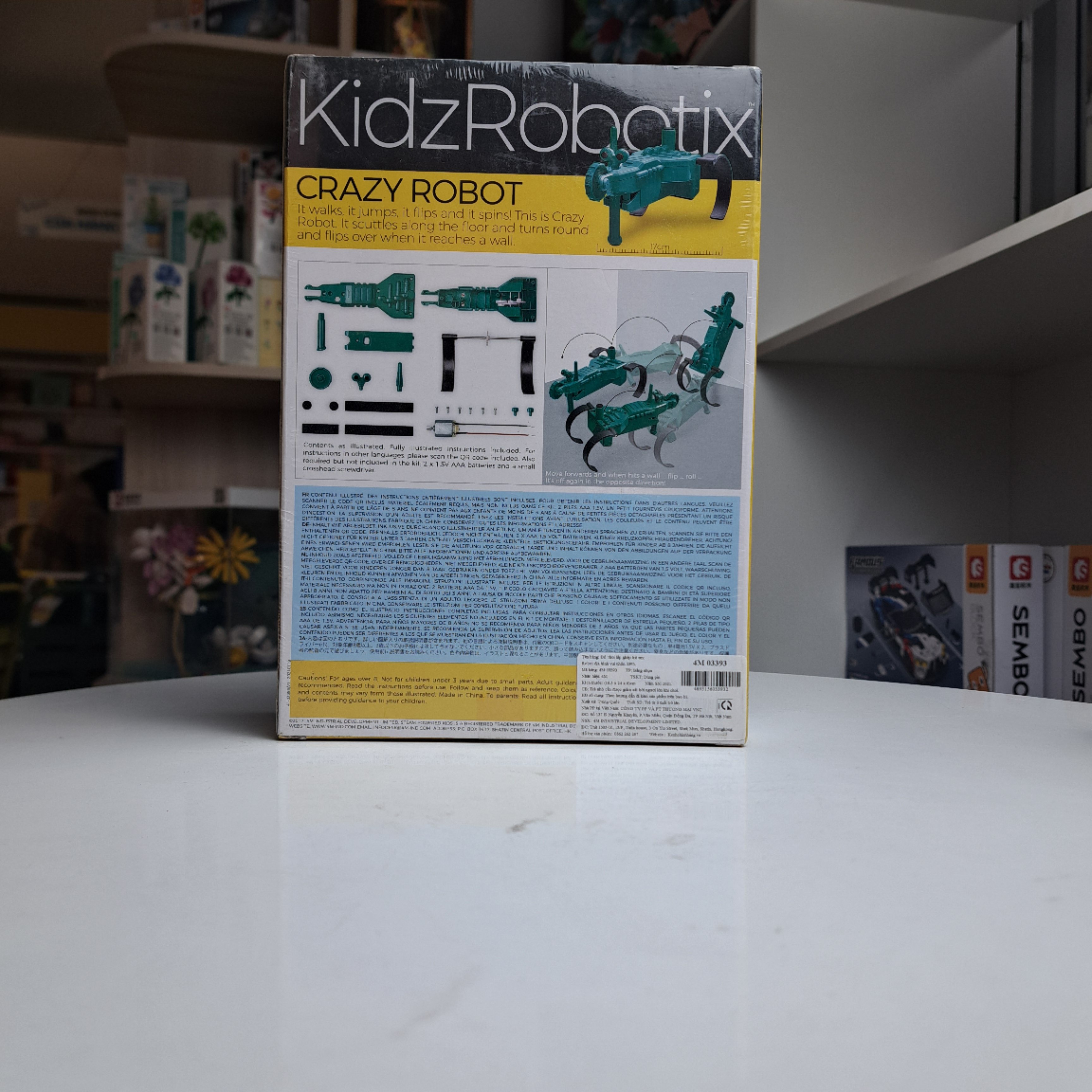 Đồ chơi (Giáo Dục STEM, Độ tuổi 5+) Robot địa hình vui nhộn - 4M (Đồ chơi Khoa học, Lắp ráp)