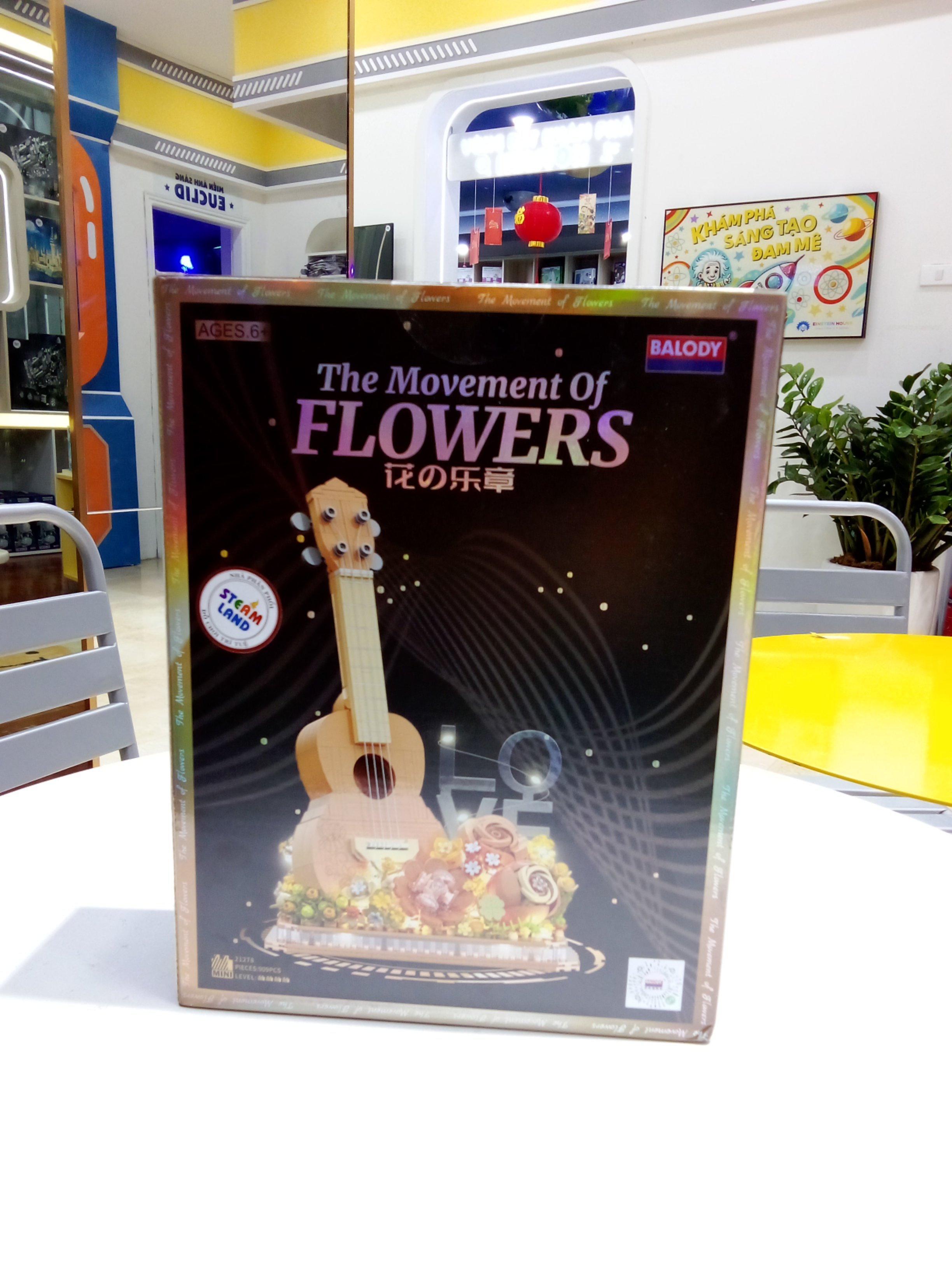 Đồ Chơi Lắp Ráp Guitar Hòa Âm Hoa