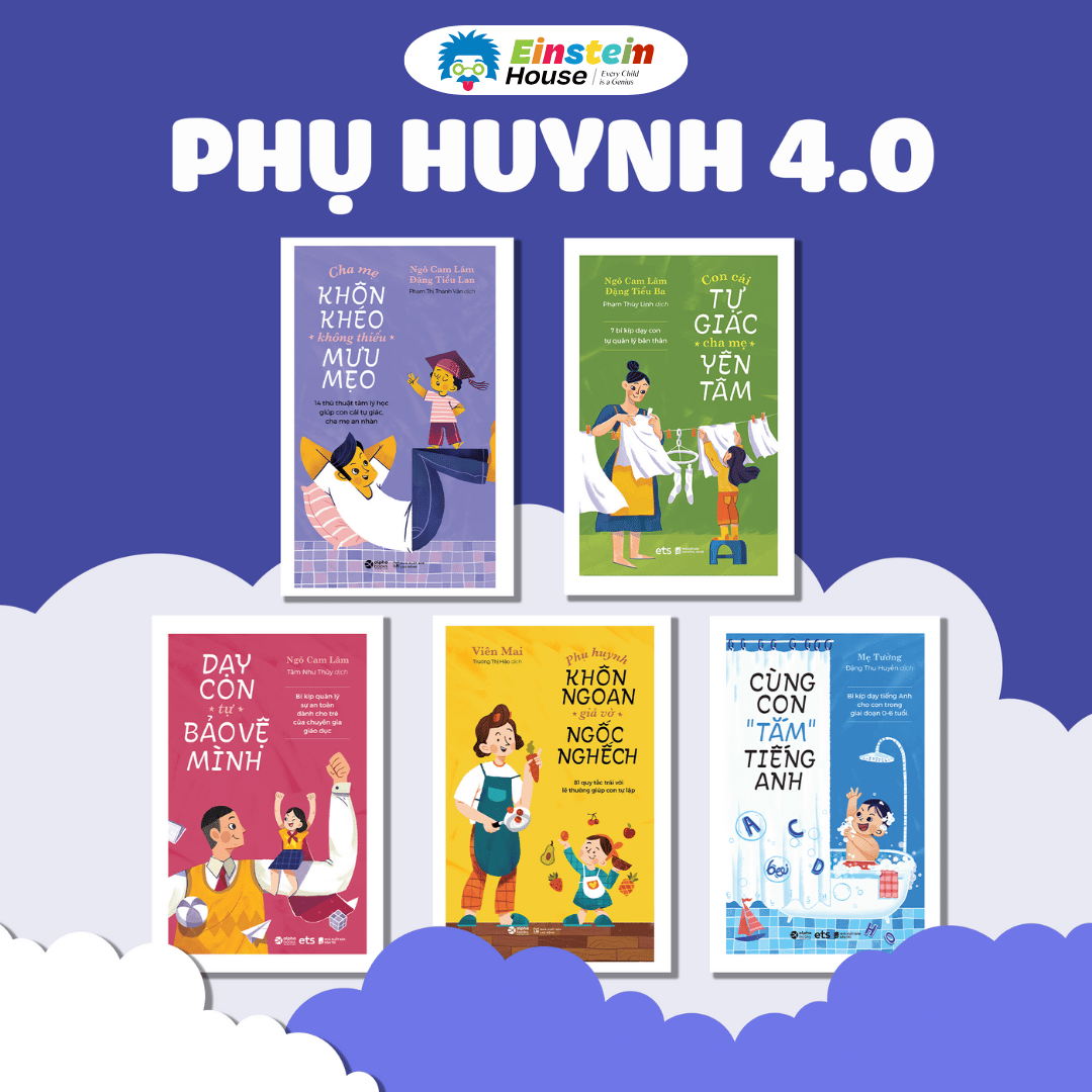 Bộ - Phụ Huynh 4.0: Bí Kíp Nuôi Con Thành Công Của Phụ Huynh Hiện Đại (5 Cuốn)