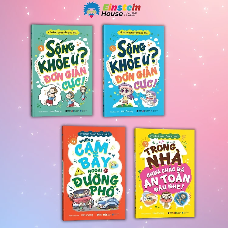 Bộ - Kỹ Năng Sinh Tồn Cho Trẻ (4 Cuốn)