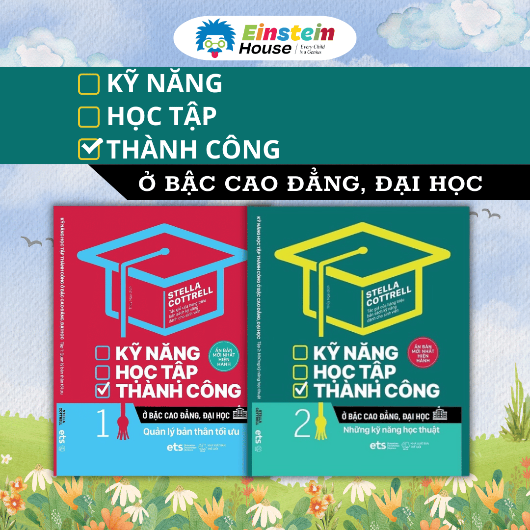 Bộ - KỸ NĂNG học tập THÀNH CÔNG ở bậc CAO ĐẲNG, ĐẠI HỌC (2 Tập)