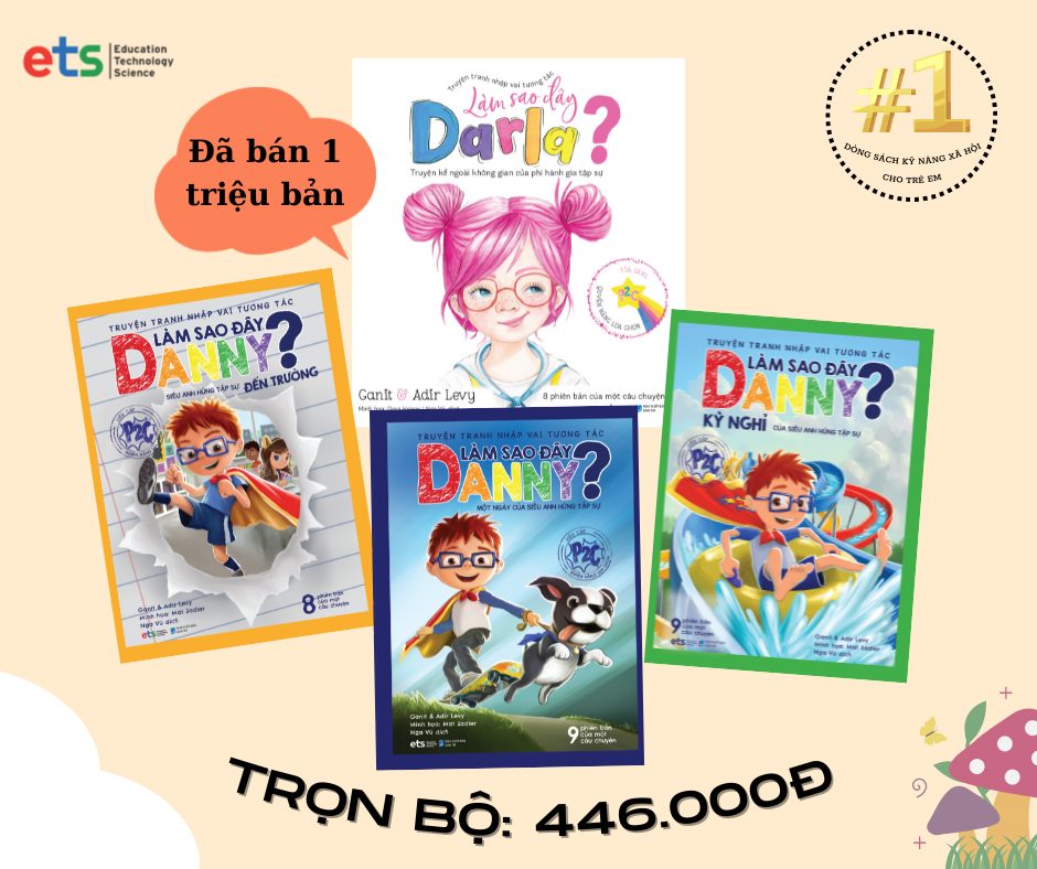 Bộ - Truyện tranh nhập vai tương tác "LÀM SAO ĐÂY DANNY/DARLA?" (4 Cuốn)