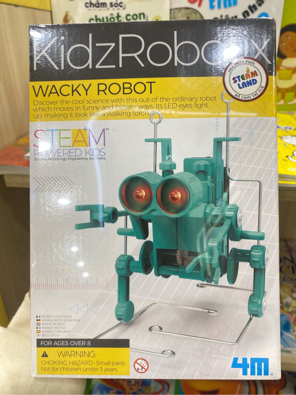Đồ chơi (Giáo Dục STEM, Độ tuổi 5+) Robot quái dị Wacky - 4M (Đồ chơi Khoa học, Lắp ráp)