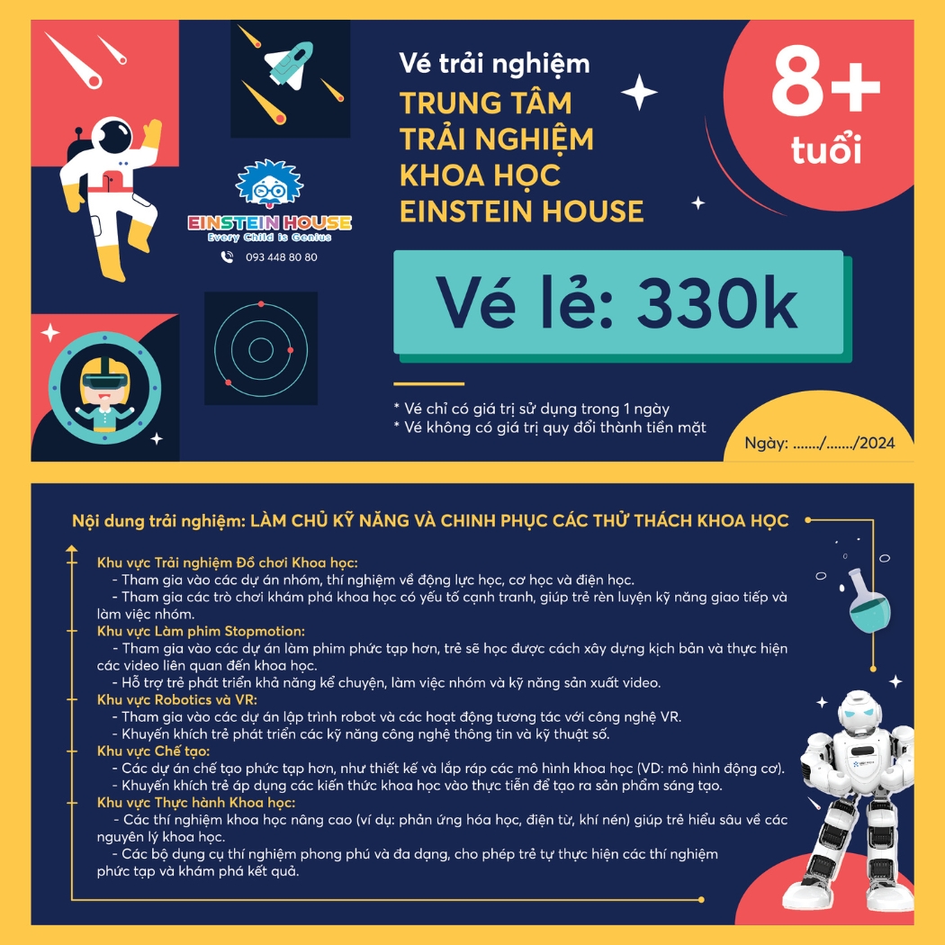 Mua Vé Cho Trẻ Từ 8 Tuổi