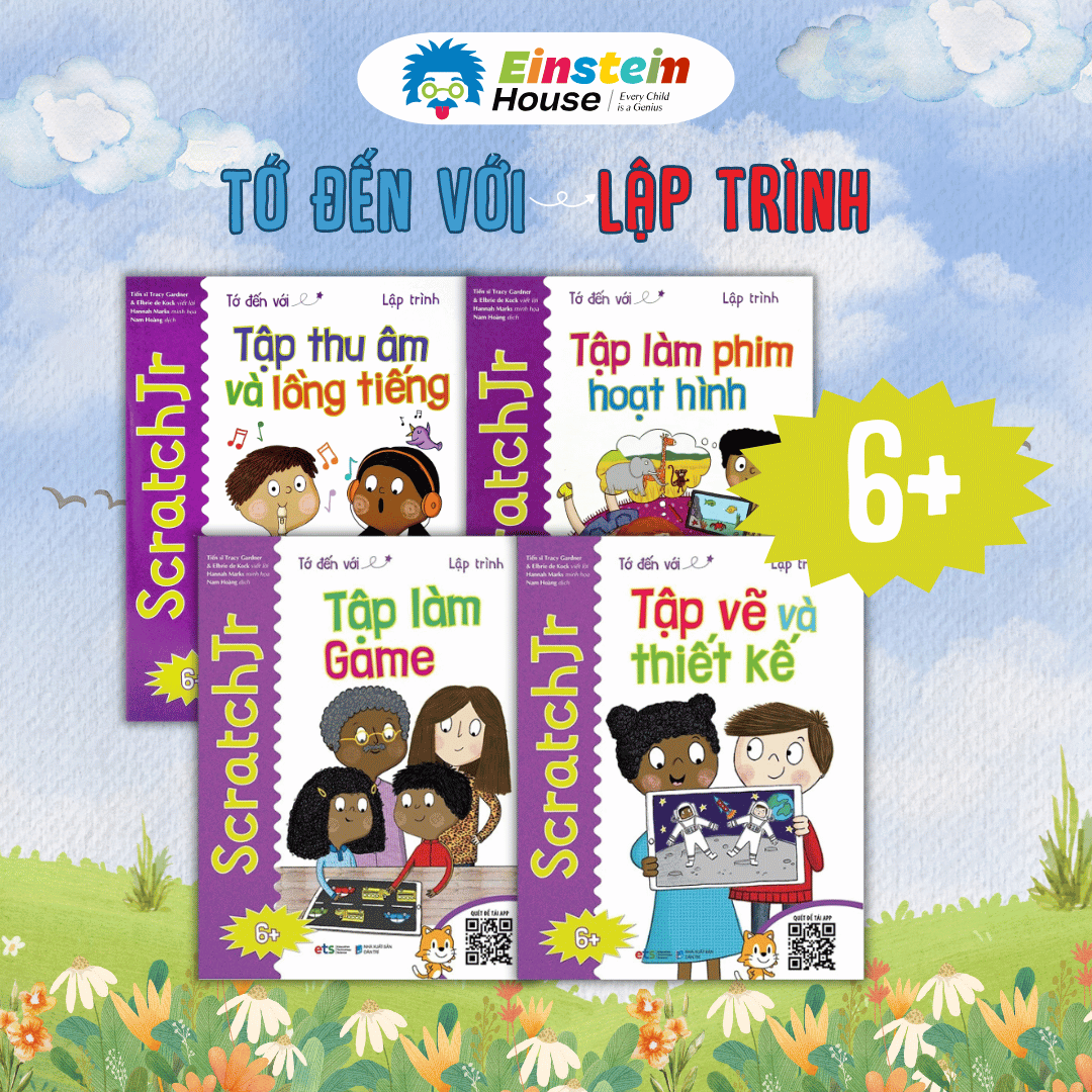 Bộ: ScratchJR - Tớ Đến Với Lập Trình (4 cuốn)