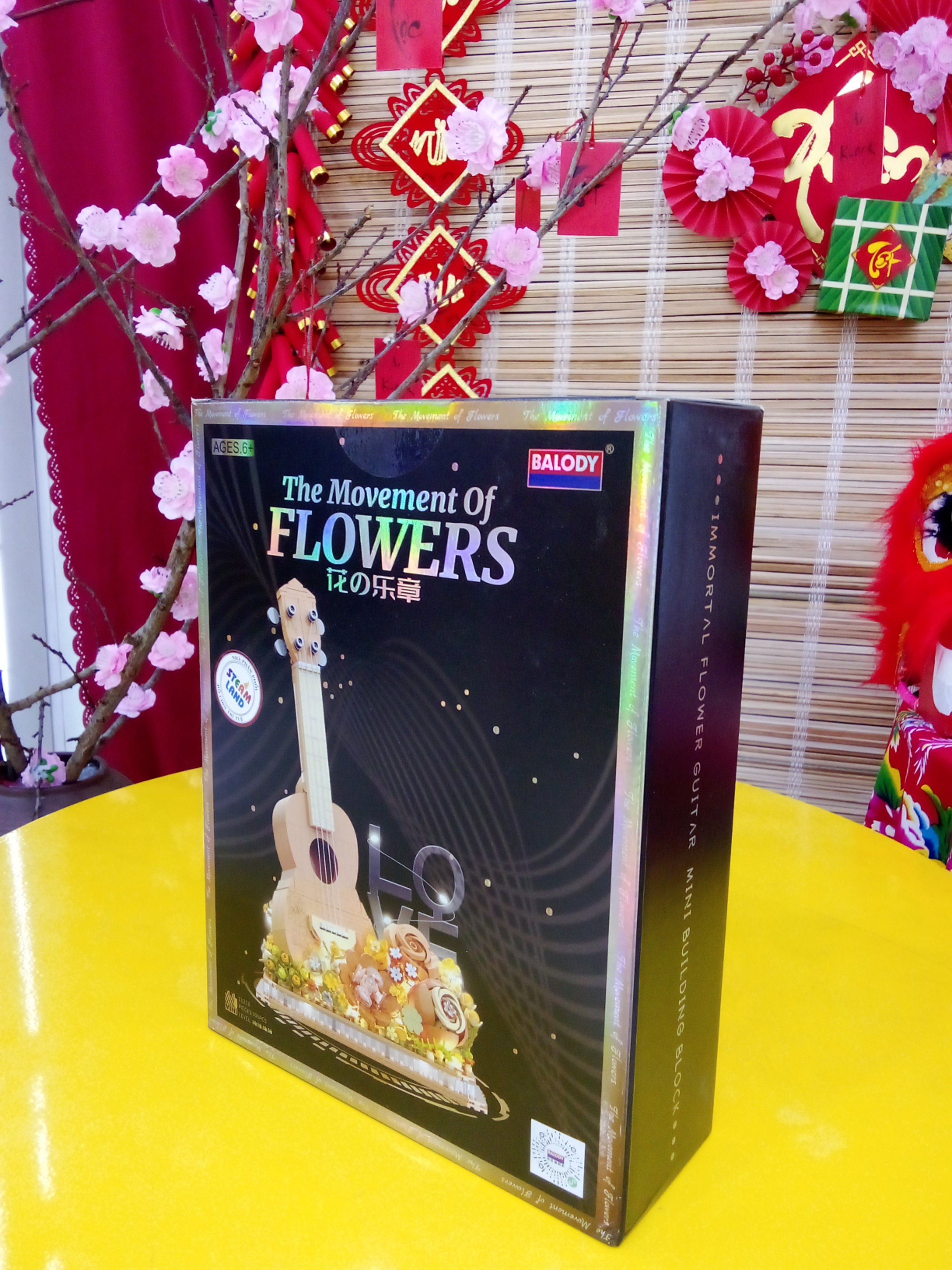 Đồ Chơi Lắp Ráp Guitar Hòa Âm Hoa