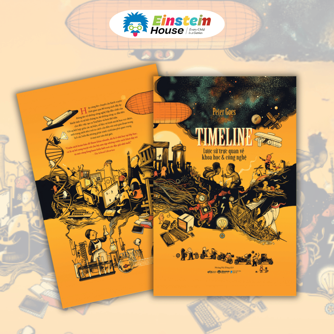 Combo: TIMELINE (Peter Goes) - Lược Sử Trực Quan Về: Thế Giới, Khoa Học & Công Nghệ, Các Dòng Sông (3 Cuốn)