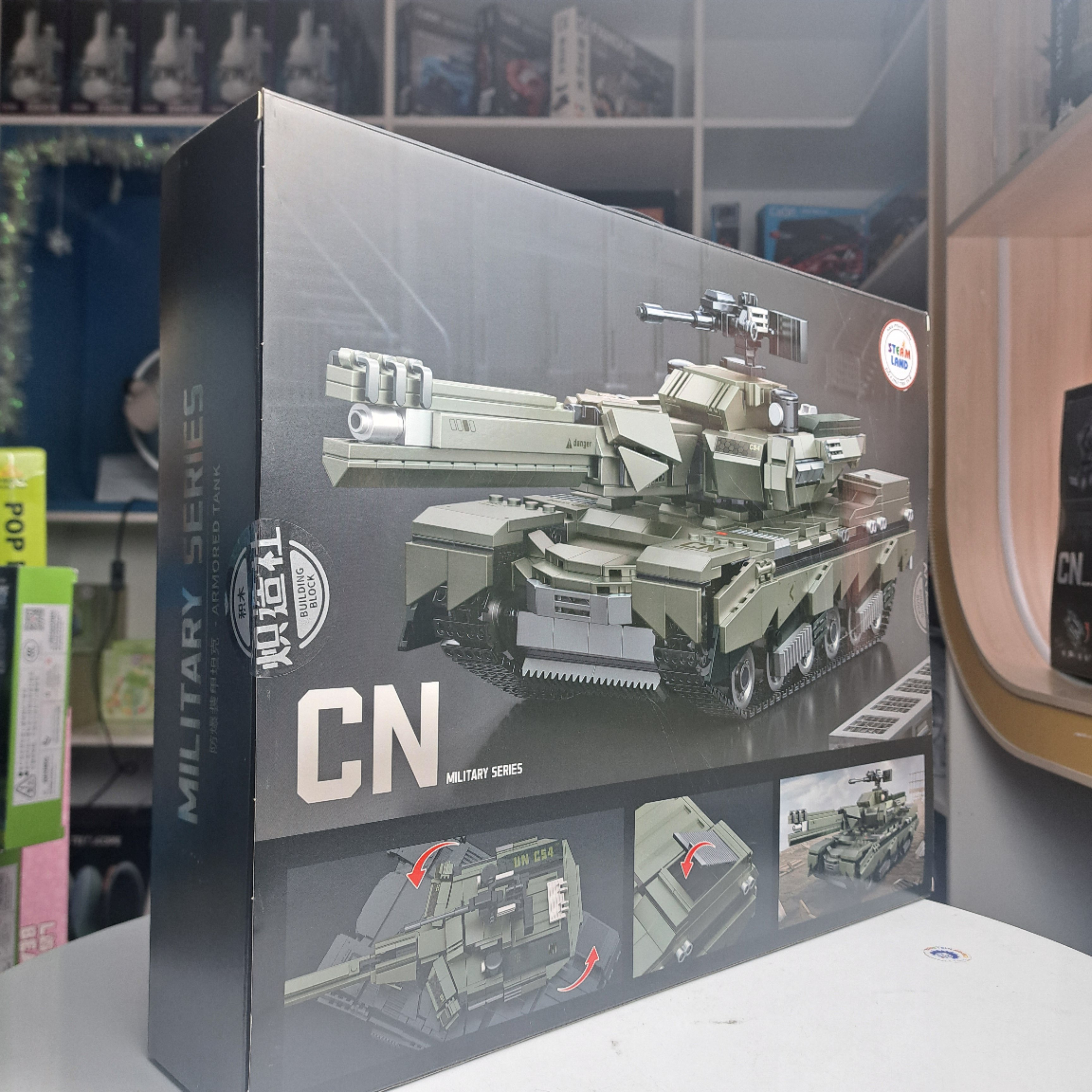 CZS-T2231-Bộ lắp ráp xe tăng lực lượng phòng vệ Steamland