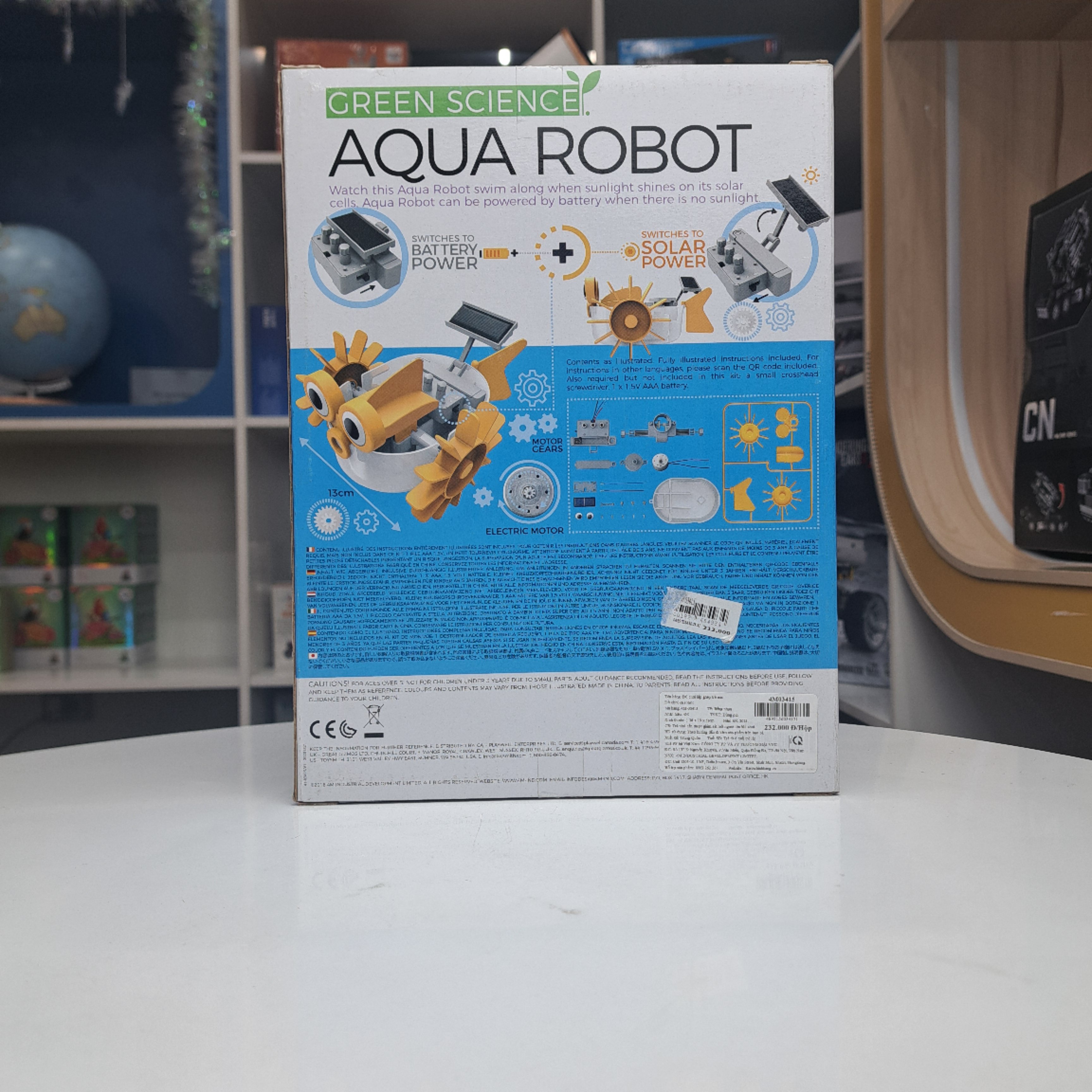 Đồ chơi (Giáo Dục STEAM, Độ tuổi 5+) Cá robot - 4M (Đồ chơi Khoa học, Lắp ráp)