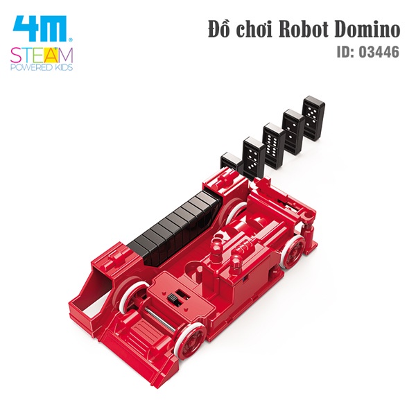 Đồ chơi (Giáo Dục STEM, Độ tuổi 5+) Robot Domino - 4M (Đồ chơi Khoa học, Lắp ráp)