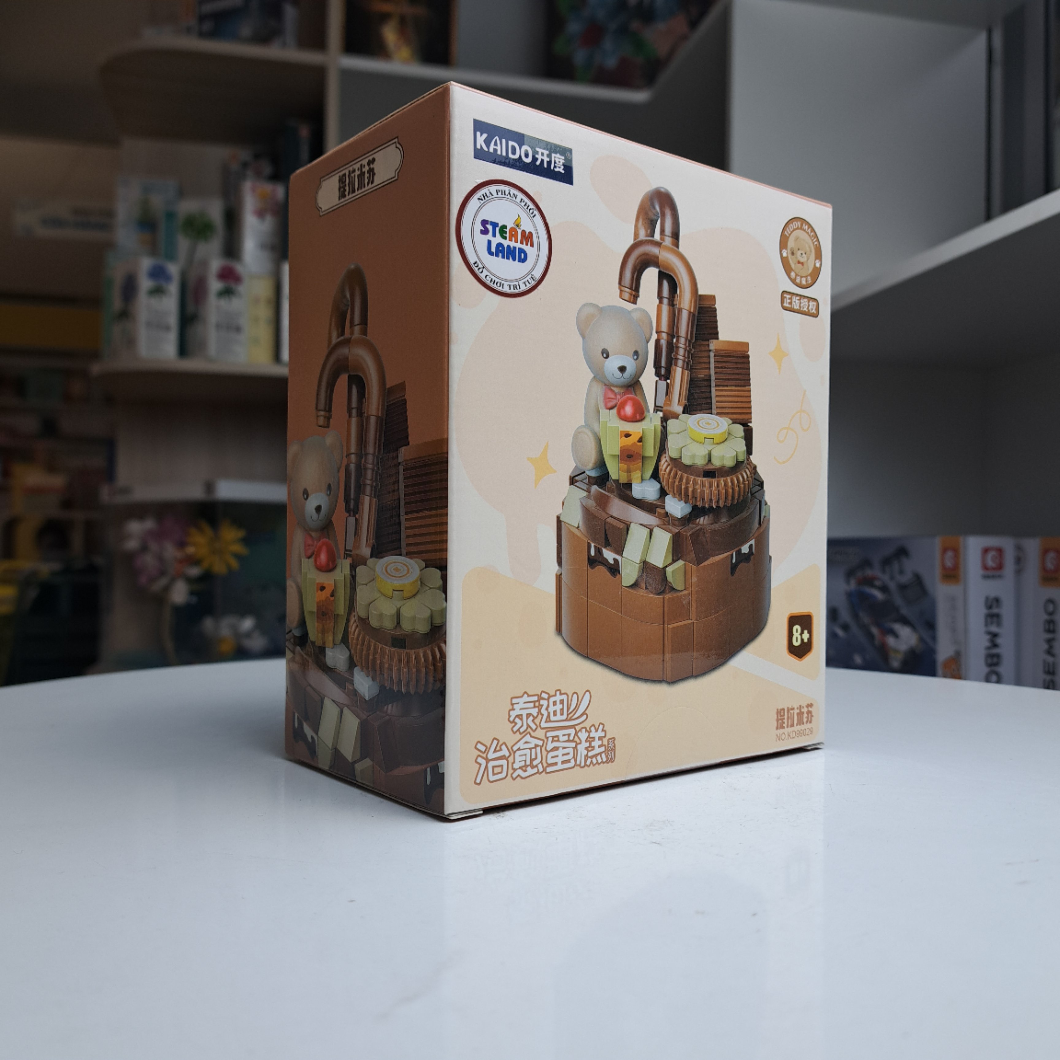 KAIDO-KD99029 Đồ chơi lắp ráp Gấu Teddy bánh Sô cô la