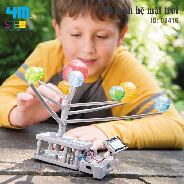 Đồ chơi (Giáo Dục STEM, Độ tuổi 5+) Mô hình hệ mặt trời - 4M (Đồ chơi Khoa học, Lắp ráp)