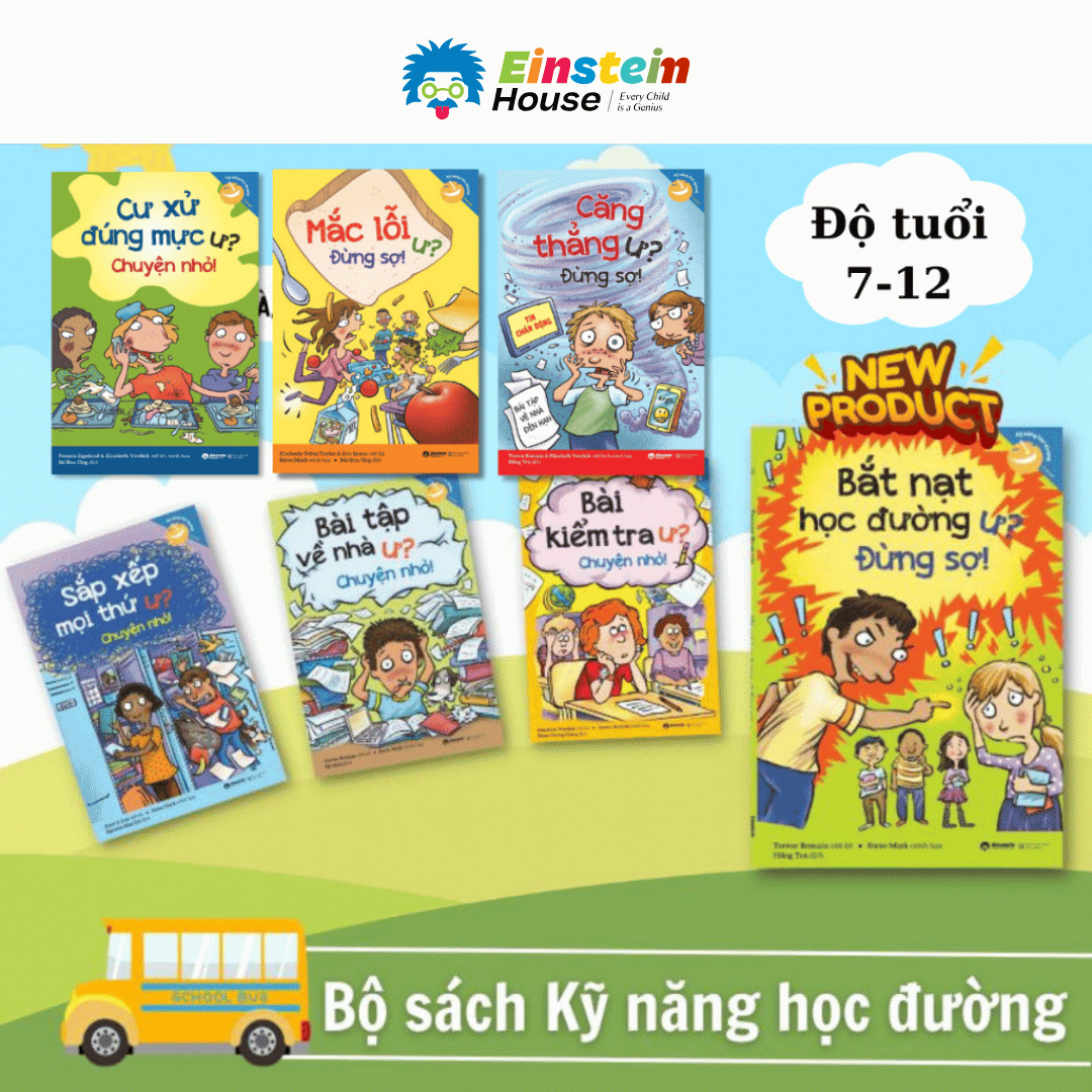 Bộ - Kỹ Năng Học Đường (8 Cuốn)