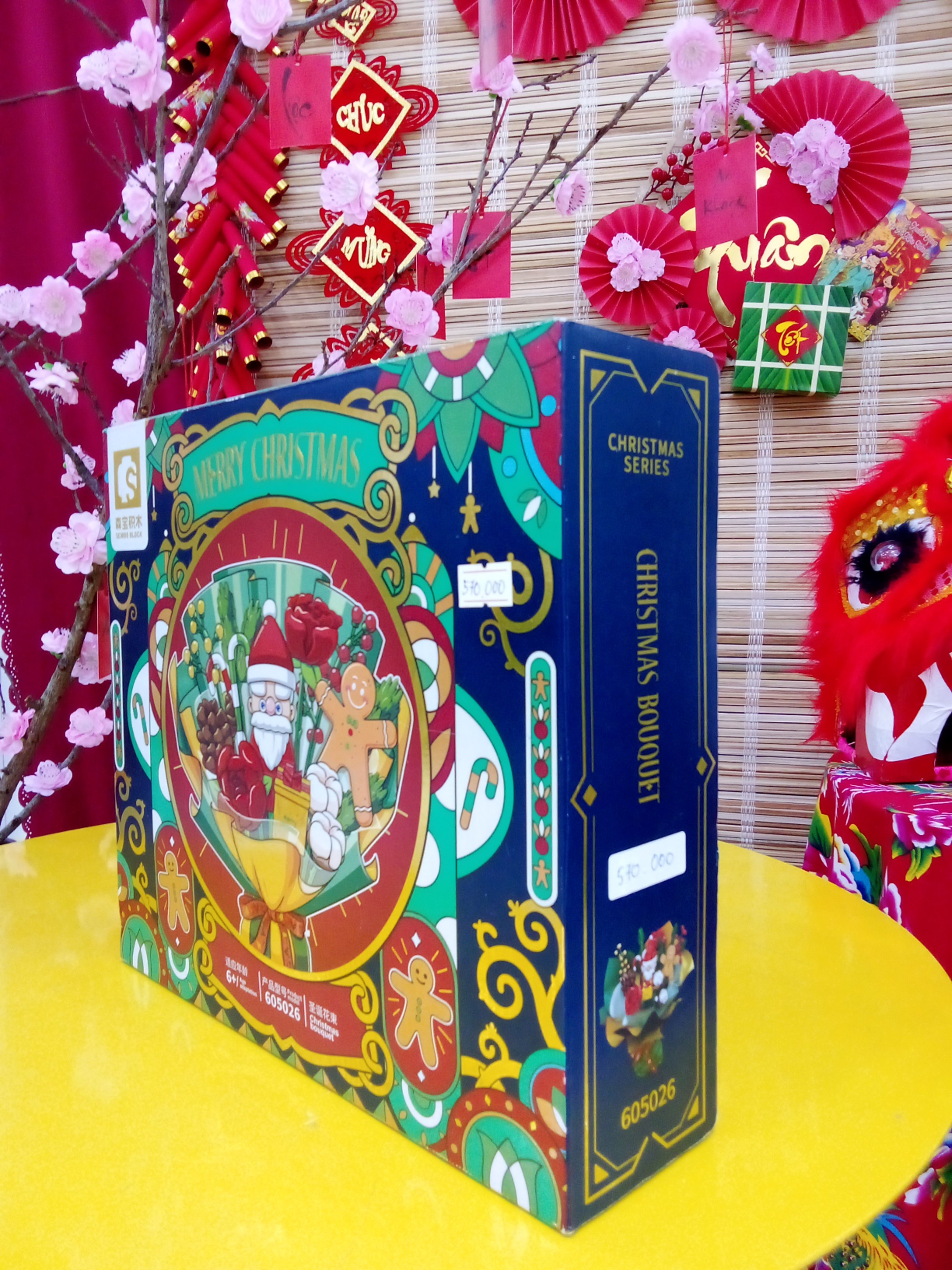 Bó hoa lego mừng Noel