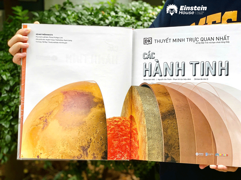 Cuốn sách DK Hành Tinh - Thuyết minh trực quan nhất về các hành tinh