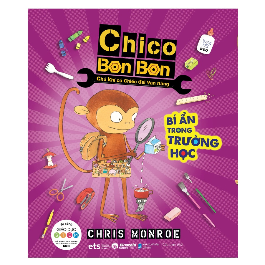Bộ: Chico Bon Bon - CHÚ KHỈ có CHIẾC ĐAI VẠN NĂNG (Trọn Bộ 6 Cuốn)