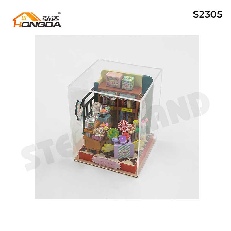 Bộ Đồ Chơi Sáng Tạo DIY Mô Hình Thu Nhỏ Cửa Hàng Kẹo - HONGDA S2305